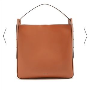 Wandler Lotta open-top leather tote, like new